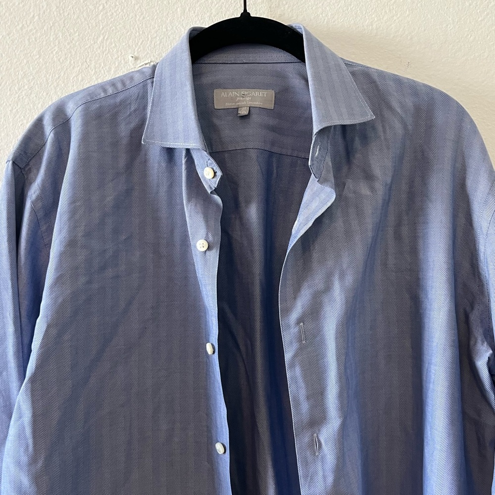 Alain Figaret Men's Light Blue Dress Shirt